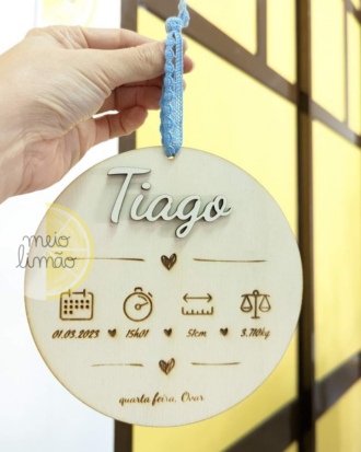 Placa nascimento