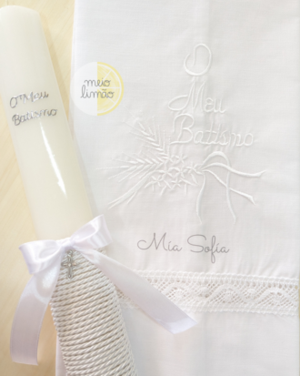 Conjunto de batizado Mia