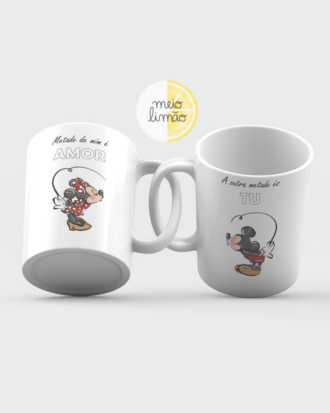Canecas "Mickey e Minnie"