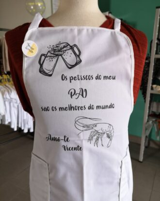 Avental "petiscos"