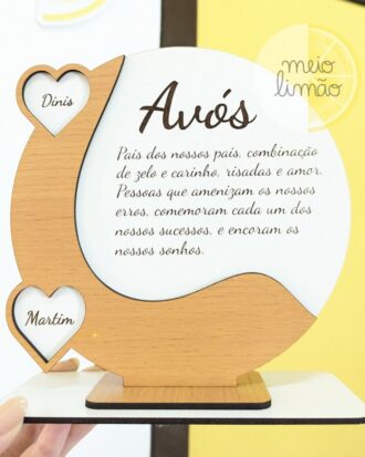 Peça dedicatória