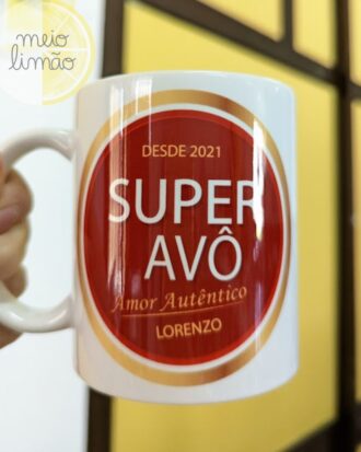 Caneca "super avô"