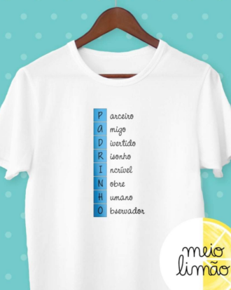 T-shirt "acróstico padrinho"