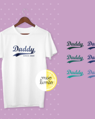 T-shirt "daddy since"