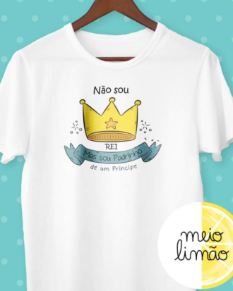 T-shirt "não sou rei"