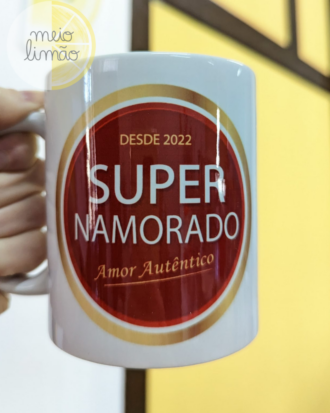 Caneca "super namorado"