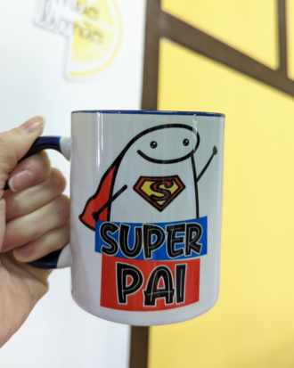Caneca "super pai flork"