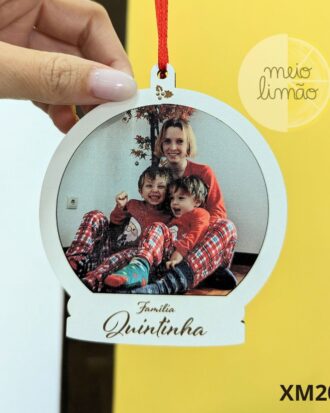 Pendente com fotografia