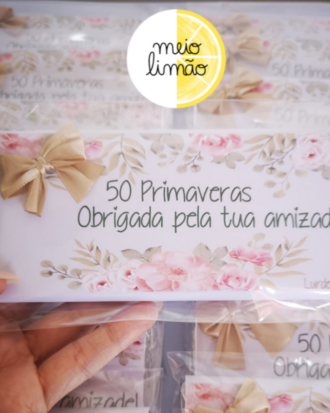 Chocolates para aniversários
