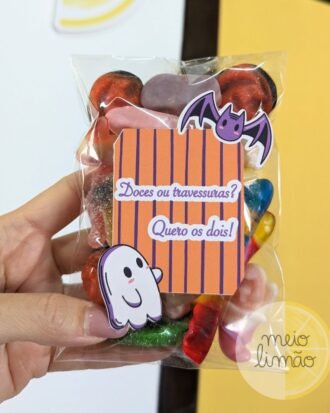 Saco com 20 gomas assustadoras