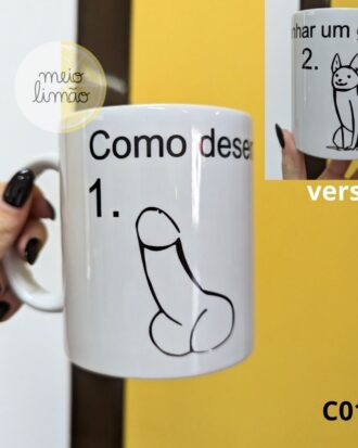 Caneca "desenhar o gato"