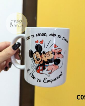 Caneca "Mickey e Minnie"