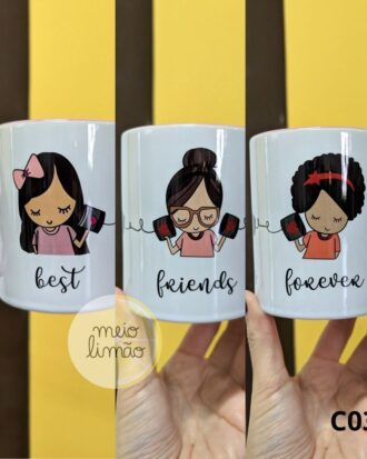 Caneca "bff"