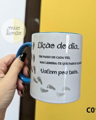 Caneca "lição do dia"