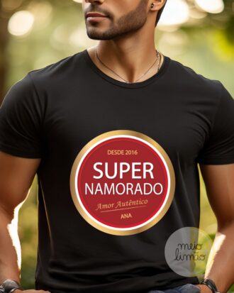 T-shirt "super namorado"