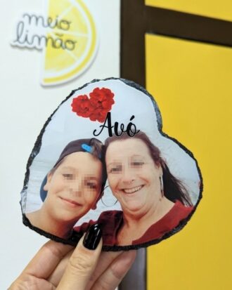 Pedra de xisto coração