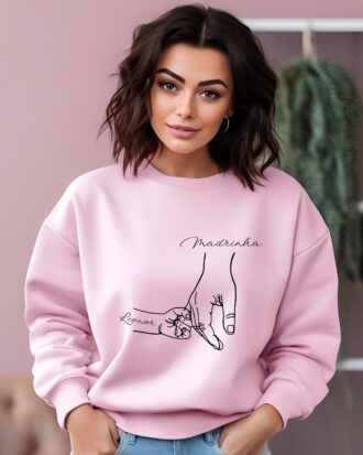 Sweat sem capuz "mãos"