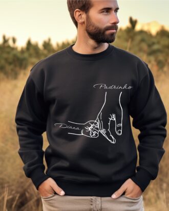 Sweat sem capuz "mãos"
