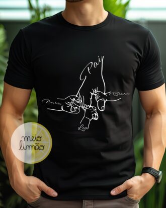 T-shirt "mãos"