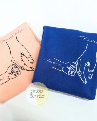 Sweat com capuz "mãos"