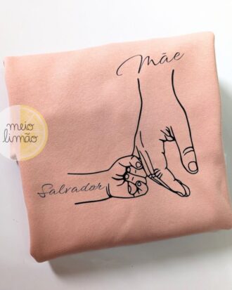 Sweat sem capuz "mãos"