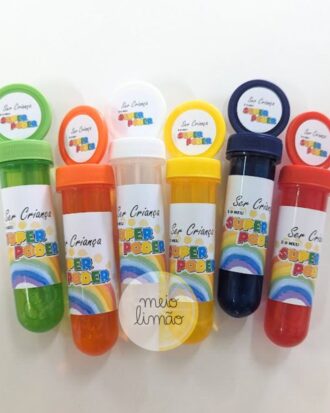 Tubo de bolas de sabão