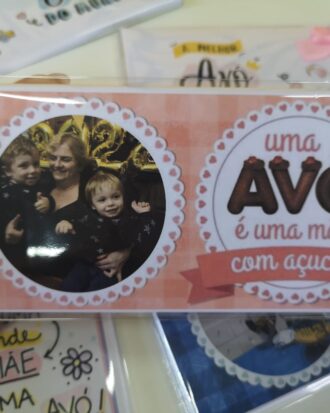 Chocolates para avós - com foto