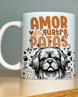 Caneca "amor de 4 patas" - cão