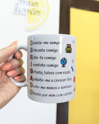 Caneca "Obrigado"