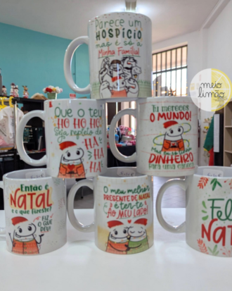 Caneca divertida Flork – Natal com humor