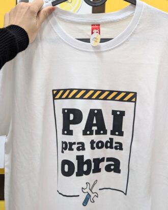 T-shirt "pai para toda obra"