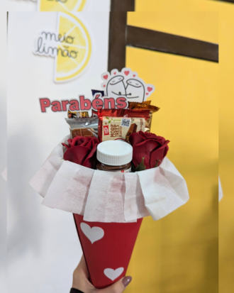 Ramo de chocolates "Parabéns"