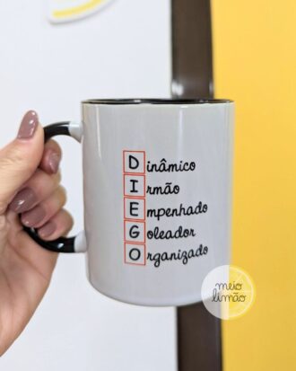 Caneca "acróstico"