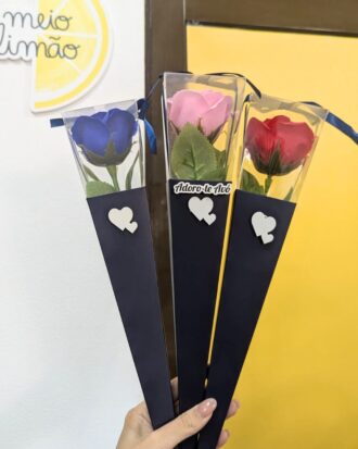 Rosa de sabão individual