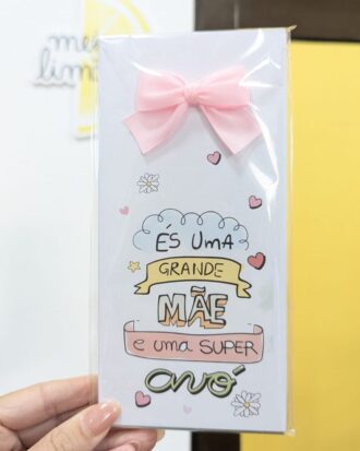 Chocolate "És uma grande mãe e uma super avó"