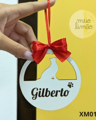 Pendente em bola para animal de estimação