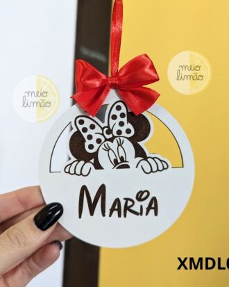 Pendente bola personalizado com tema mágico e nome