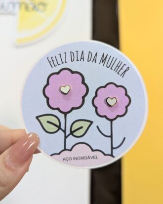 Brincos coração em aço inoxidável