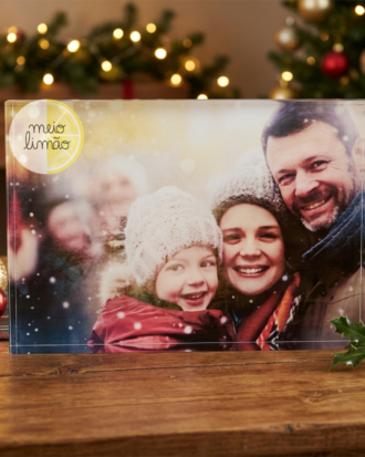 Moldura Bloco de Acrílico Personalizado com Foto